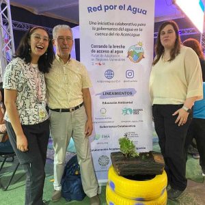 Anita Inguerzon y Bernardo Reyes participan de actividad en Aconcagua.